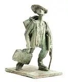 Van Gogh on the Move by John Behan, unique bronze, sold Nov 2018