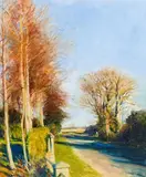 Thomas Ryan, Spring Sunshine at Home, 1987, oil on board