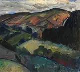 Peter Collis, Wicklow Mountains, oil on canvas