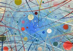 Harry Kernoff, Untitled, mixed media on board