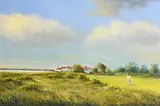 Portmarnock Golf Course, Co. Dublin by Norman J. McCaig, 1991, oil on canvas, sold Sep 2018