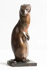 Vadim Tuzov, The Stoat, bronze - number 1 from an edition of 9