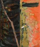 Maurice Cockrill British, Study for Place of Fire I, 1994, oil on canvas