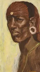 Lelekong by Colin Watson, 1992, oil on canvas board, offered Sep 2018