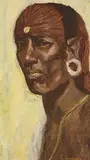 Colin Watson, Lelekong, 1992, oil on canvas board