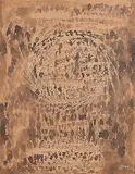 Patrick Scott, Catherine Wheel, watercolour
