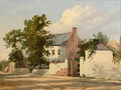 William Howis, The Farmstead, 1857, oil on canvas