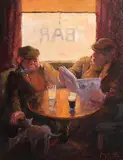 Gerry Glynn, Best Friends, 2008, oil on board