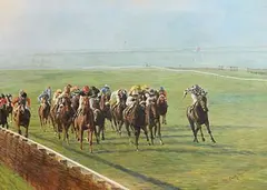Sarah Ponsonby, Cesarewitch, 1969, oil on canvas