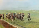 Sarah Ponsonby, Cesarewitch, 1969, oil on canvas
