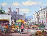 Joop Smits, Market Day, Macroom, Co Cork