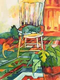 Jo-Anne Yelen, Lazy Days, oil on canvas