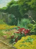 Gemma Guihan, The Wall Garden, 2000, oil on board