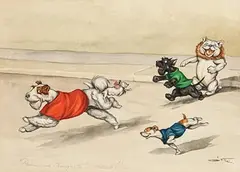 Boris O'Klein, Revieus una Chouguette... revieus, watercolour