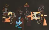 George Campbell, Abstract, mixed media & collage