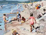 Stephen Cullen, Glenbeigh Beach, oil on canvas board
