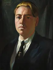 Ernest Hayes, Self Portrait, 1939, oil on canvas laid on board