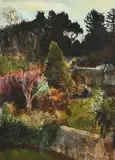 Sarah Longley, The Walled Garden, 2000, oil on board