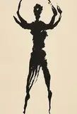 Dancing Figure by Louis le Brocquy, limited edition lithograph - numbered 52 from an edition of 500, sold Sep 2018