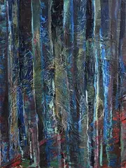 Zenda Williams, Between Woods, acrylic on canvas