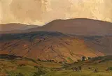 Ora Mountain, Cushendun by James Humbert Craig, oil on board, sold Aug 2018