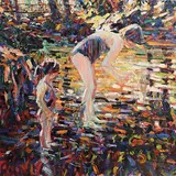 Evening Light by Arthur K. Maderson, oil on board, offered Aug 2018