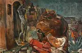 Mary Swanzy, Study for Sleep Walker, c.1938, oil on board