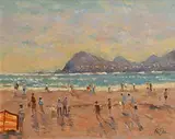 A Summer to Remember by Liam Treacy, oil on canvas, sold Aug 2018
