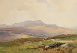 The Mournes by Frank McKelvey, watercolour, offered Aug 2018