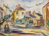 Howth, Co. Dublin by Norah McGuinness, watercolour, sold Aug 2018