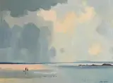 John Skelton Snr, The Approaching Storm, oil on canvas