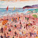 Lamorna Cove by Simeon Stafford, oil on canvas, sold Aug 2018