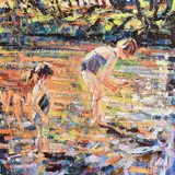 Late Evening in Glengariff Woods by Arthur K. Maderson, oil on canvas on board, sold Aug 2018