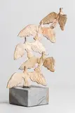 Flight of Birds by John Behan, unique bronze on stone base, sold Aug 2018