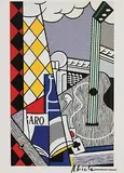 Roy Lichtenstein, Untitled, signed offset print from a signed VIP book published by National Galerie Berlin