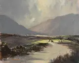 George Gillespie, In The Maam Turks, Connemara, oil on canvas