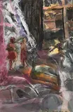 David Crone, Easy Street, 1983, mixed media