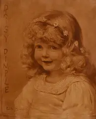 Edith Scannell, Daisy Dimple, oil on board