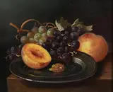 Raymond Campbell British, Pewter Plate