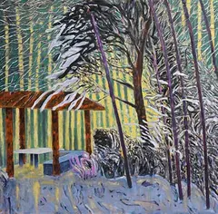 Philip Ryan, At Home in the Woods, oil on canvas
