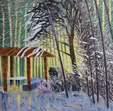Philip Ryan, At Home in the Woods, oil on canvas
