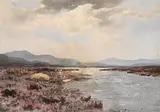 Connemara Lake by Percy French, watercolour, sold Jun 2018