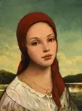 Ken Hamilton, Girl with the Gold Pendant