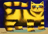 Kilkenny Cat by Graham Knuttel, oil on canvas, sold Jun 2018