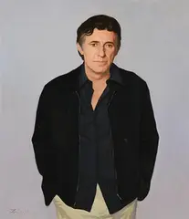 John Wilson, Portrait of Gabriel Byrne, 2008, oil on canvas
