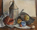 Hilda van Stockum, Still Life with Apples and Tin Can