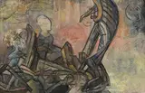Mary Swanzy, Le Reve, oil on board