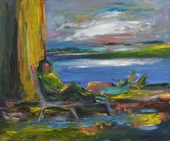 Senator Edward Augustine McGuire, Brittas Bay, 1940, oil on canvas