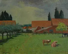 A Summer's Day by Patrick Leonard, oil on board, offered Jun 2018