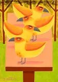 Birds of a Feather by Graham Knuttel, oil on canvas, sold Jun 2018